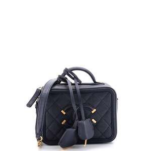 Chanel Filigree Vanity Case Quilted #211188C41B